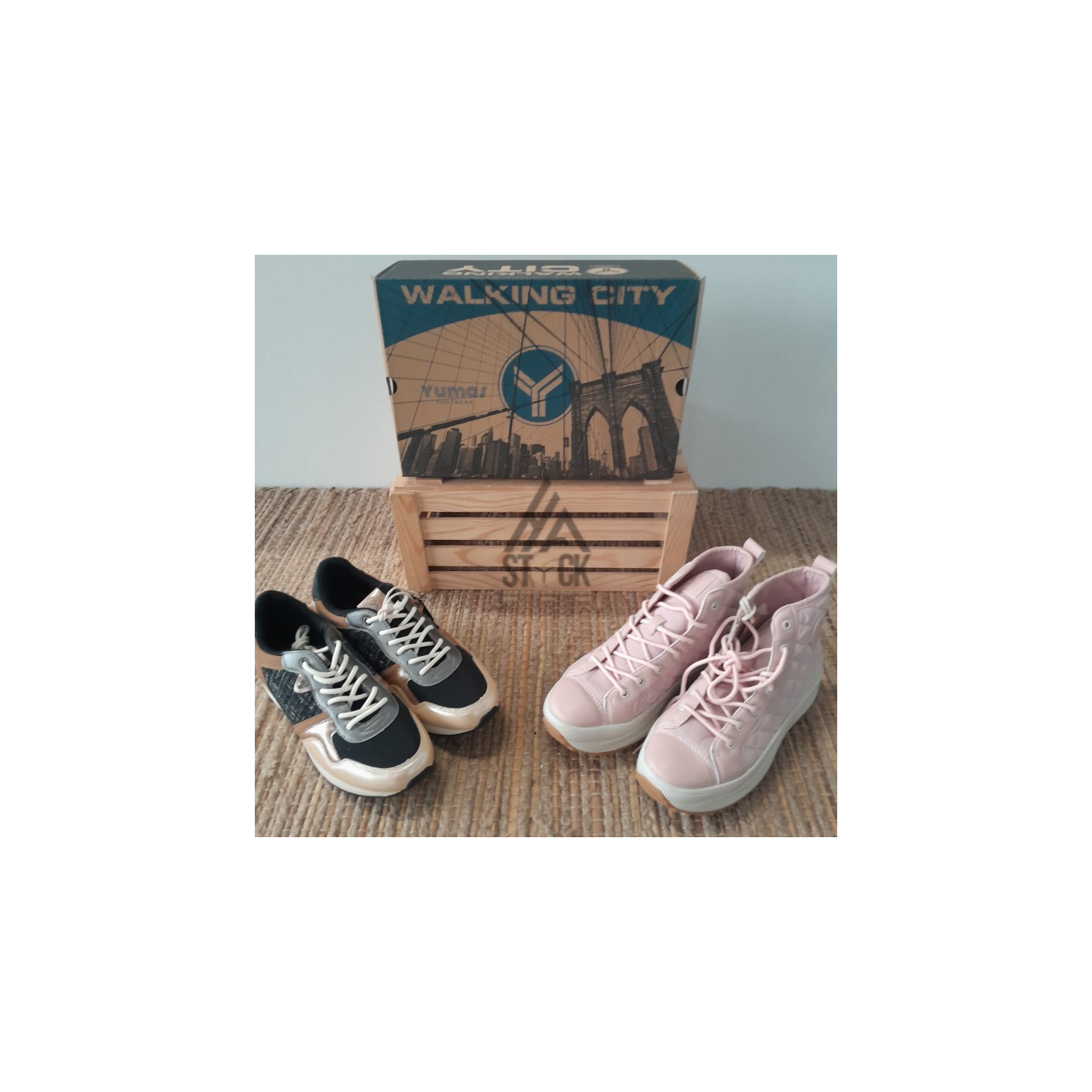 CHAUSSURE en boite - WALKING CITY  - 10 paires