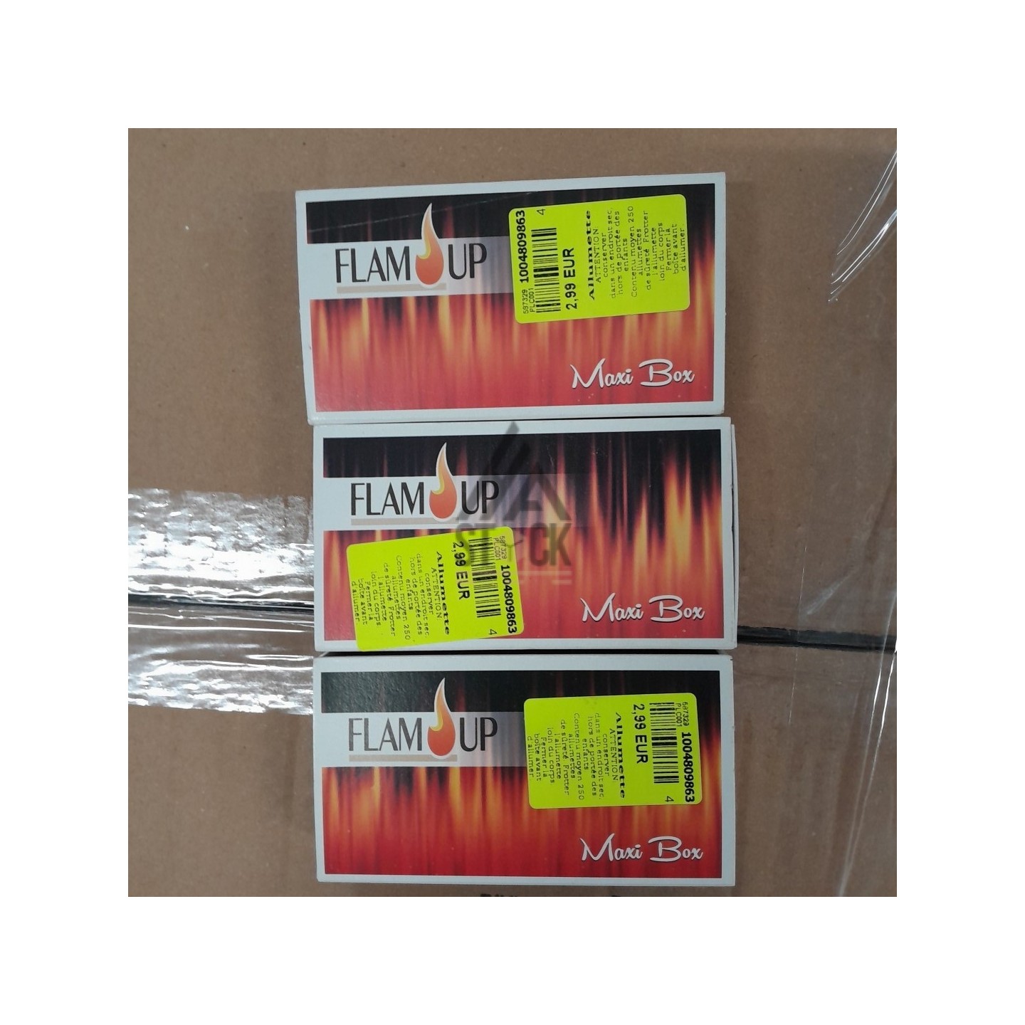 Boite d'allumette - FLAM'UP - 140 pièces