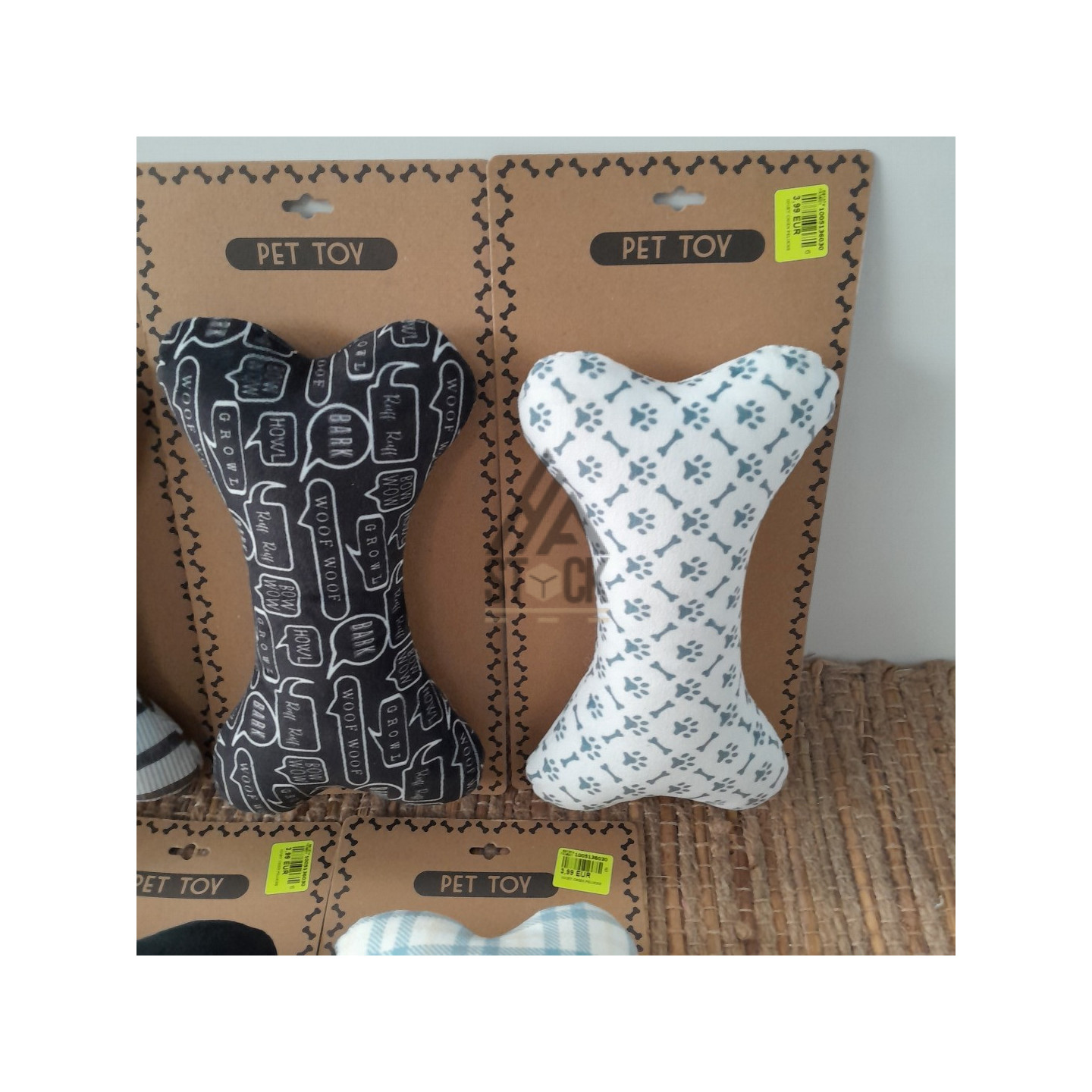 Peluche jouet pour chien - 50 pièces