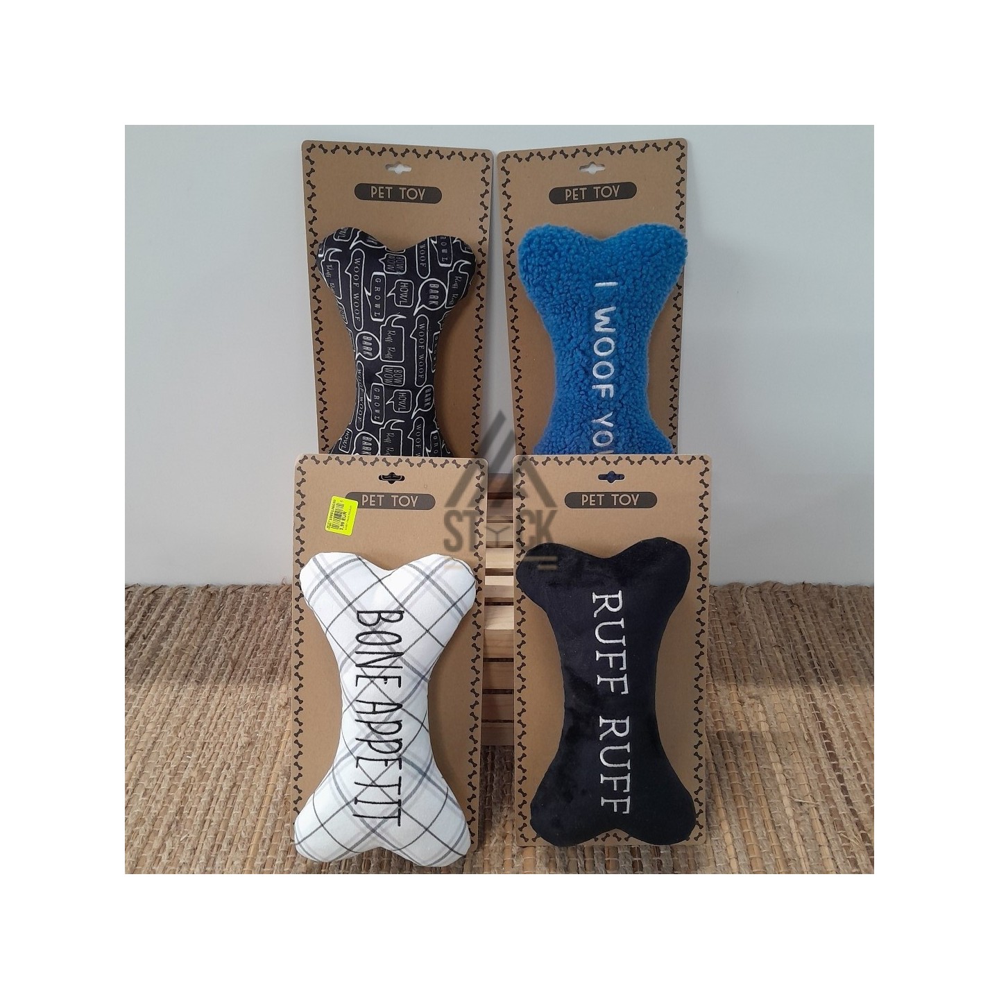 Peluche jouet pour chien - 50 pièces