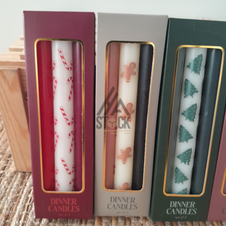 Coffret Bougie de noël - 96 pièces