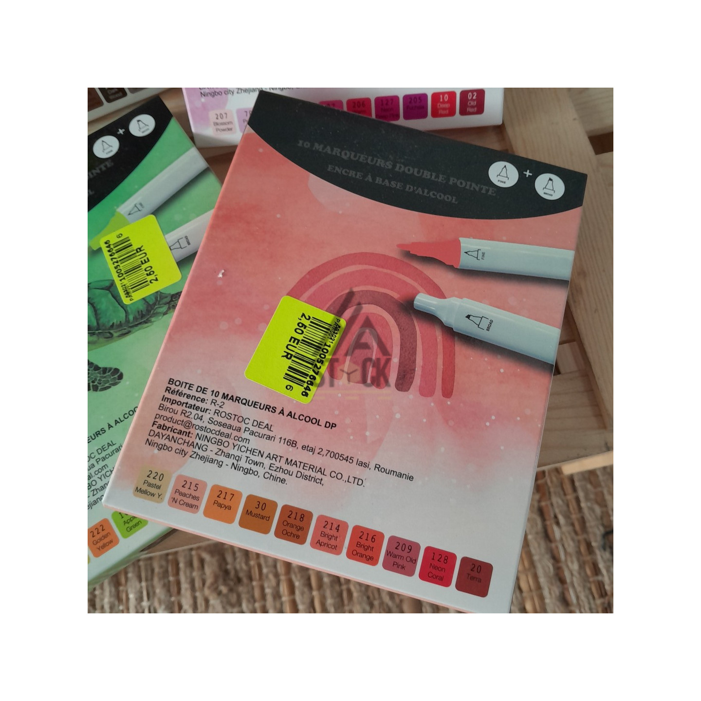 Boite de marqueur - 70 pièces