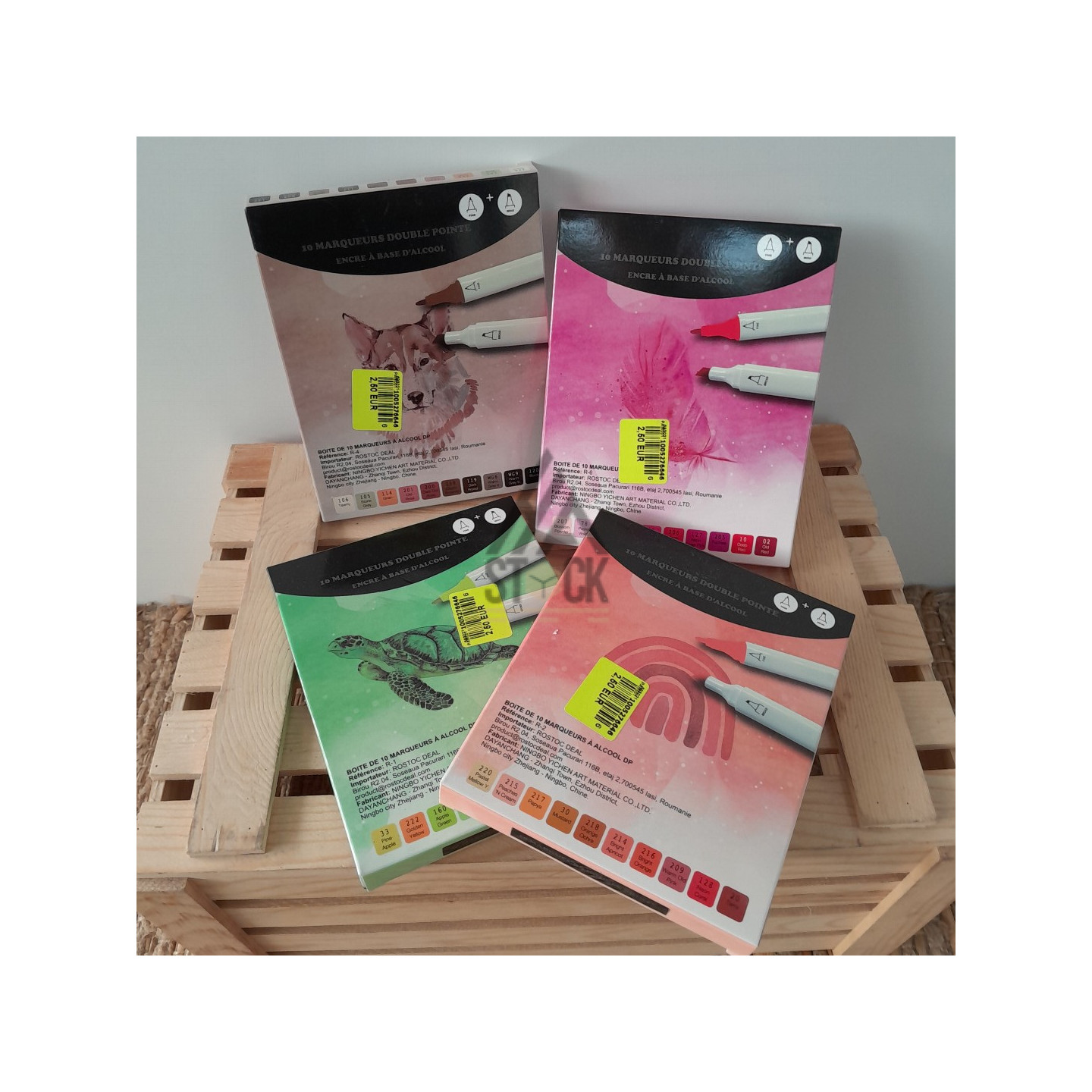 Boite de marqueur - 70 pièces