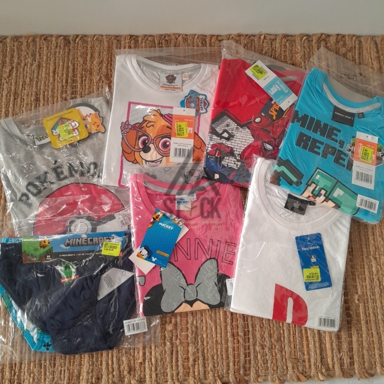 TEXTILE ENFANT - LICENCE - 38 pièces