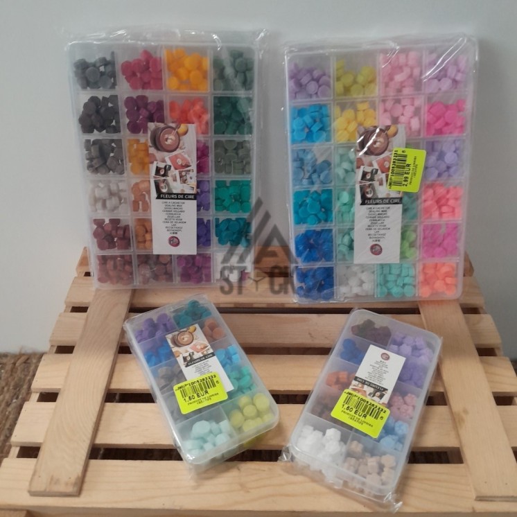 Fleur de cire - 55 pièces