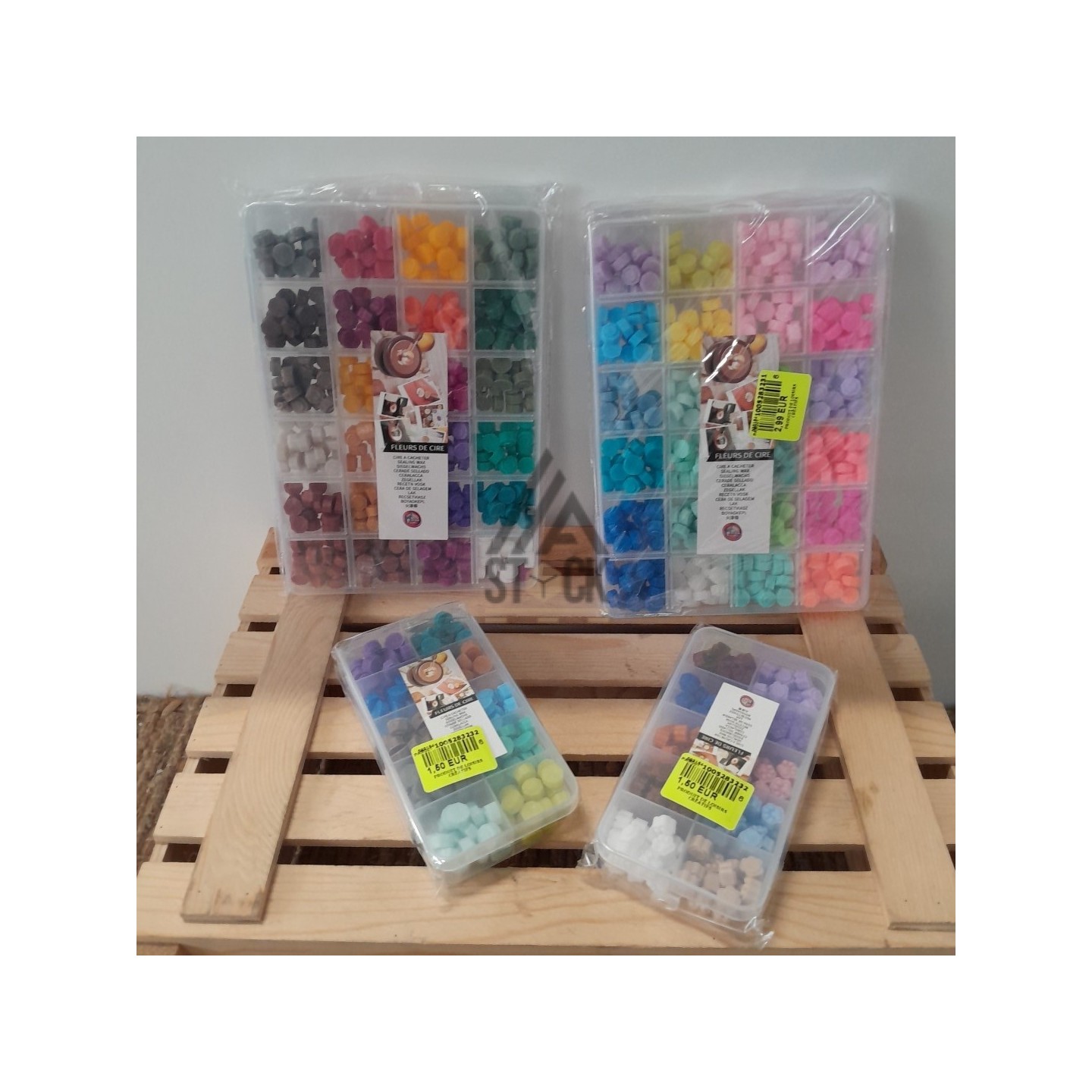 Fleur de cire - 55 pièces