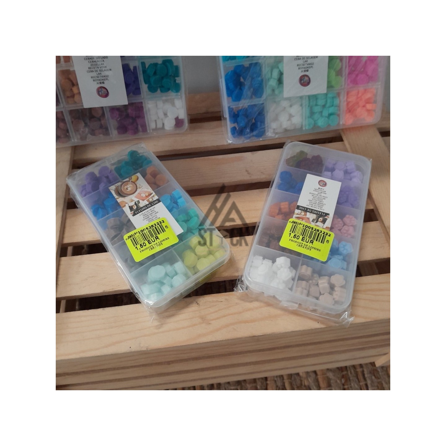 Fleur de cire - 55 pièces