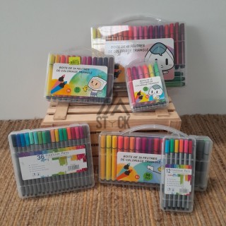 boîte de feutres - 45 pièces
