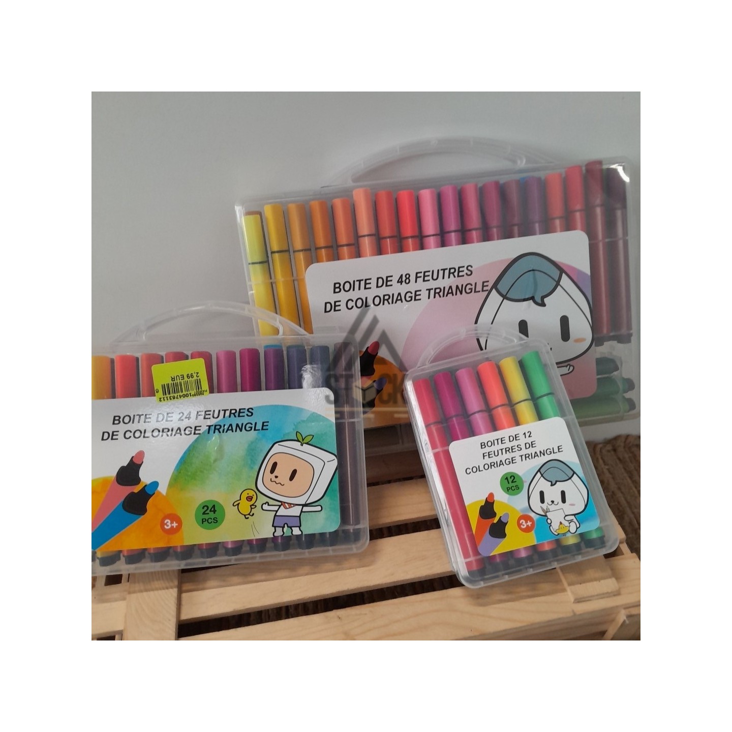 boîte de feutres - 45 pièces