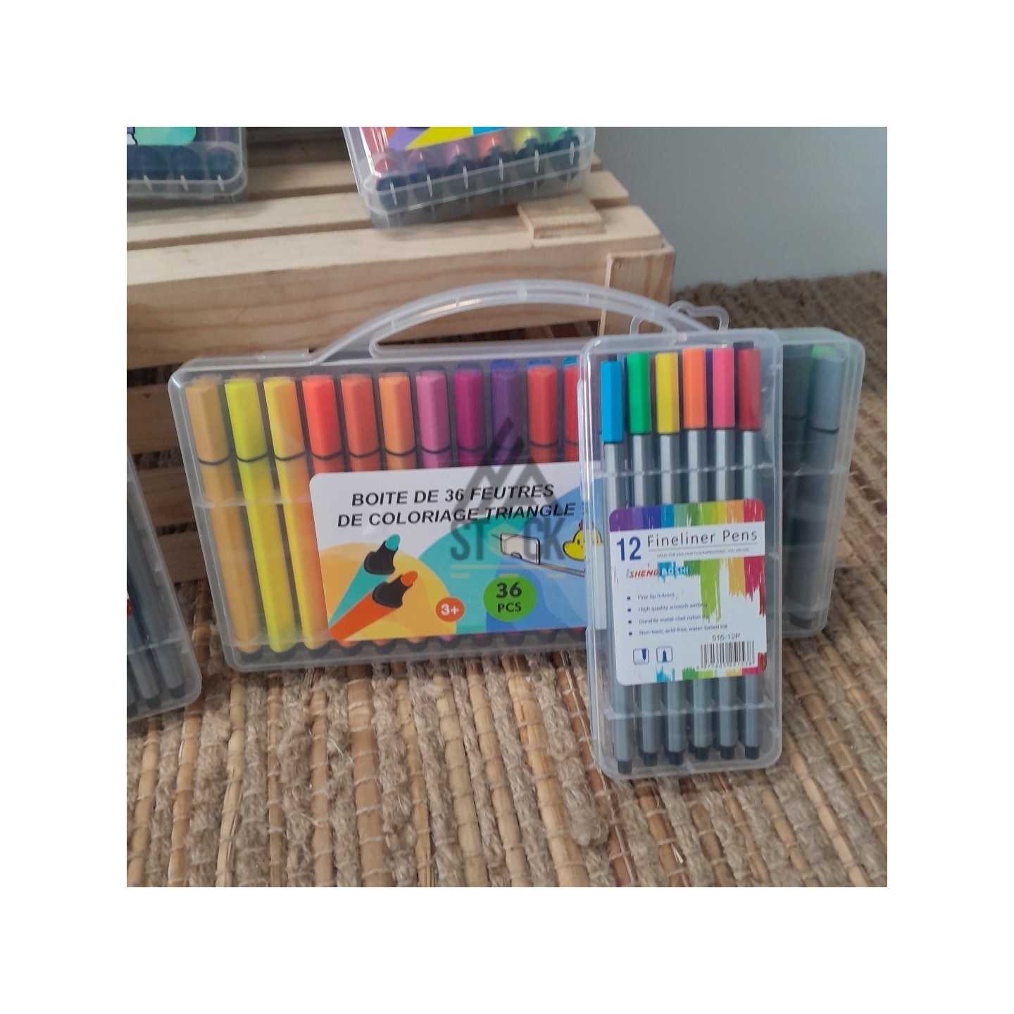 boîte de feutres - 45 pièces