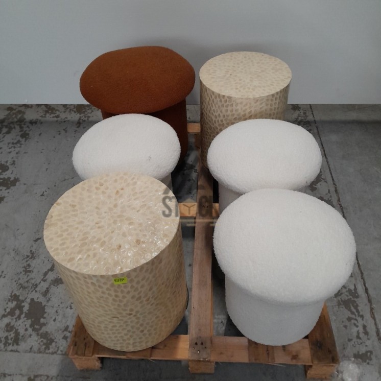 Pouf - 6 pièces