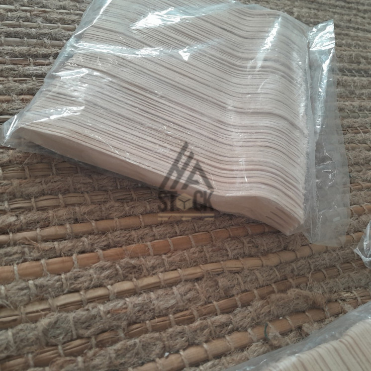 Couvert en bois - 70 paquets