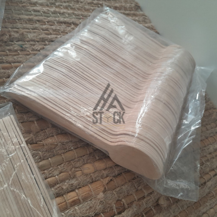 Couvert en bois - 70 paquets