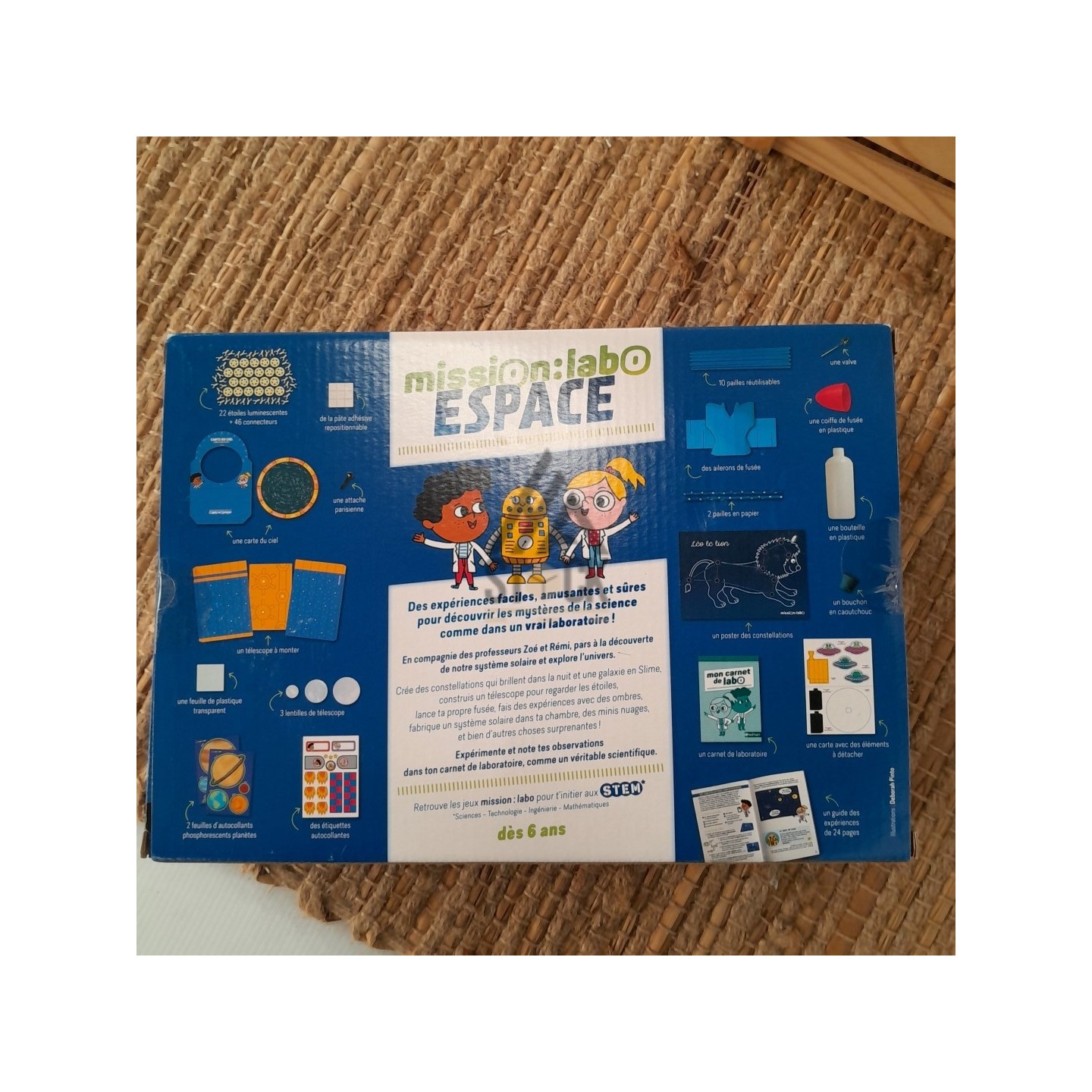 Mission labo ESPACE - NATHAN - 22 pièces