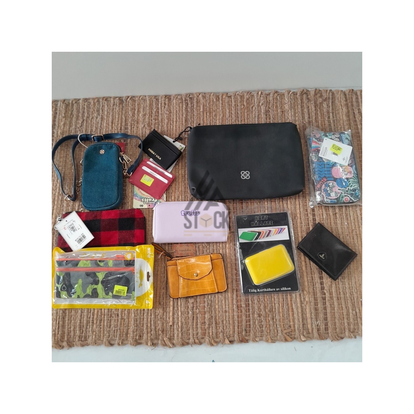 Portefeuilles, porte-monnaie, sacoche - 90 pièces