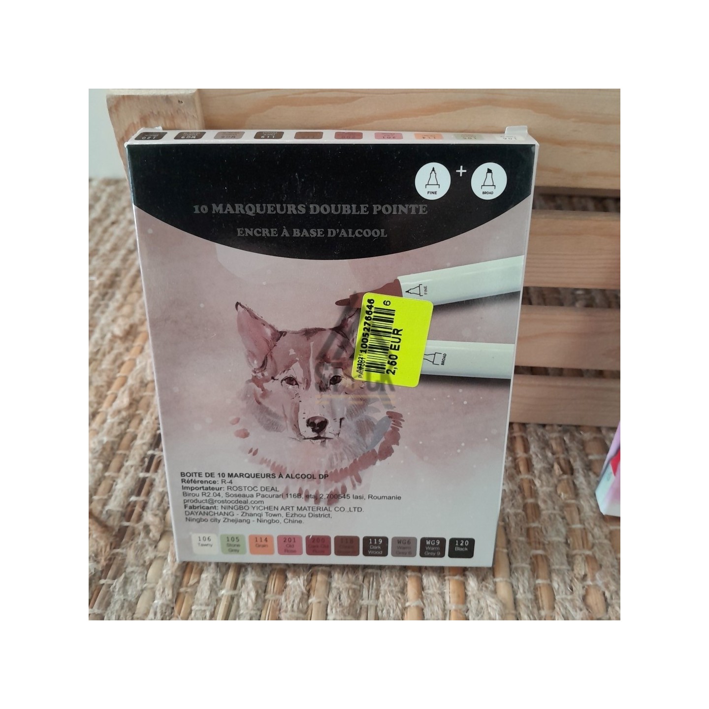 Boite de marqueur - 55 pièces