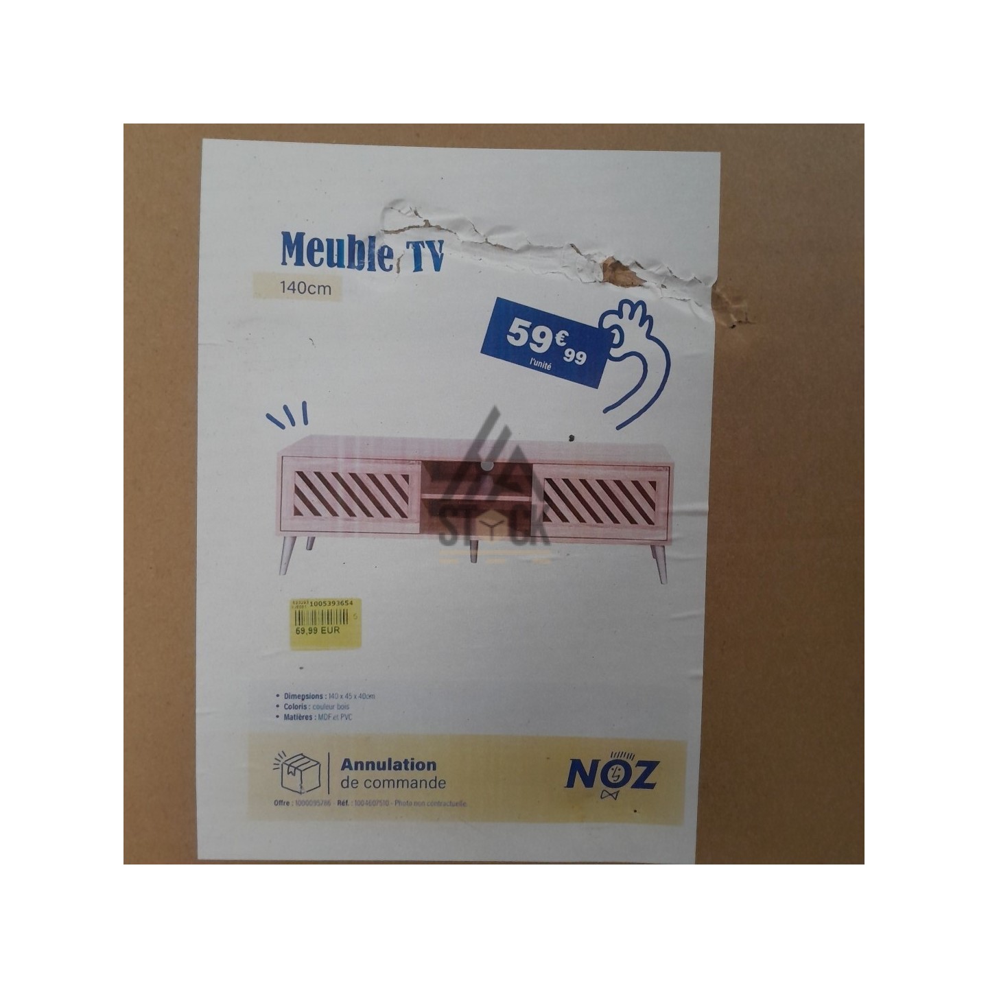 Meuble TV - 6 pièces