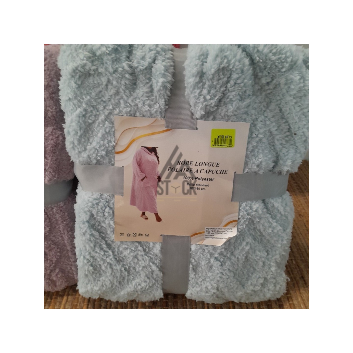 Robe longue polaire a capuche - 11 pièces