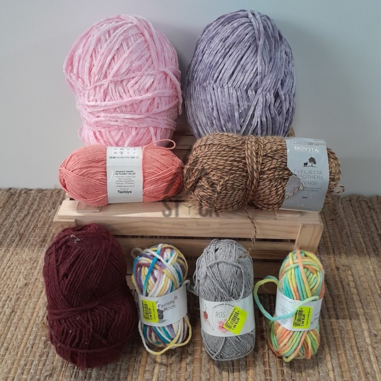 Pelote de laine -90 pièces