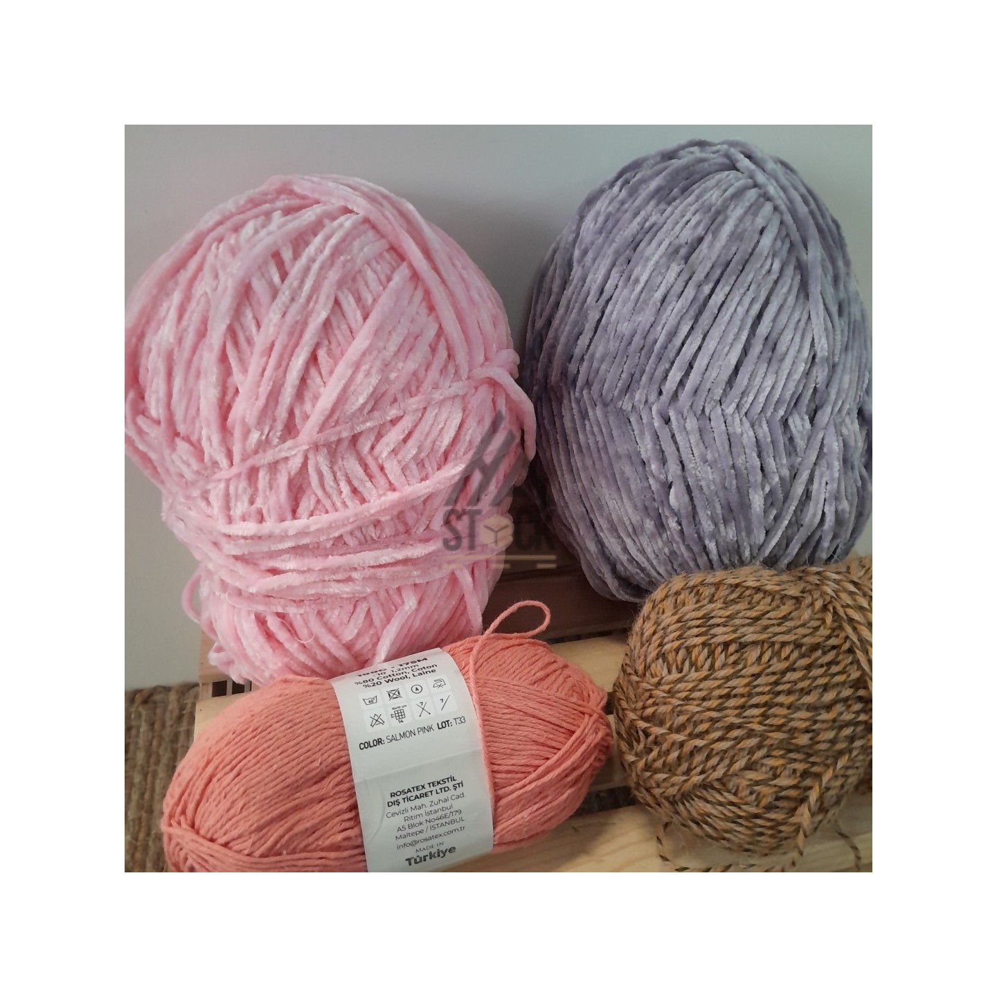 Pelote de laine -90 pièces