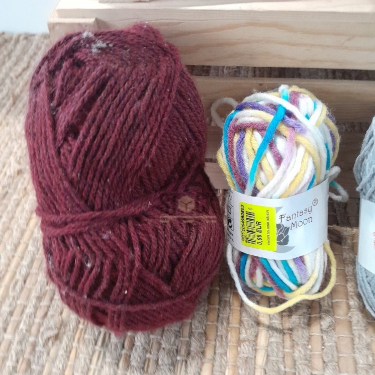 Pelote de laine -90 pièces