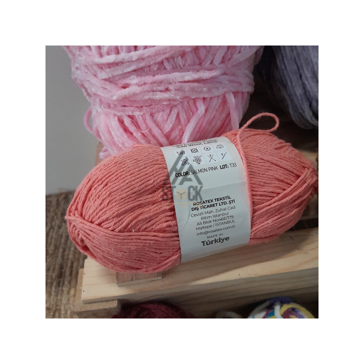 Pelote de laine -90 pièces