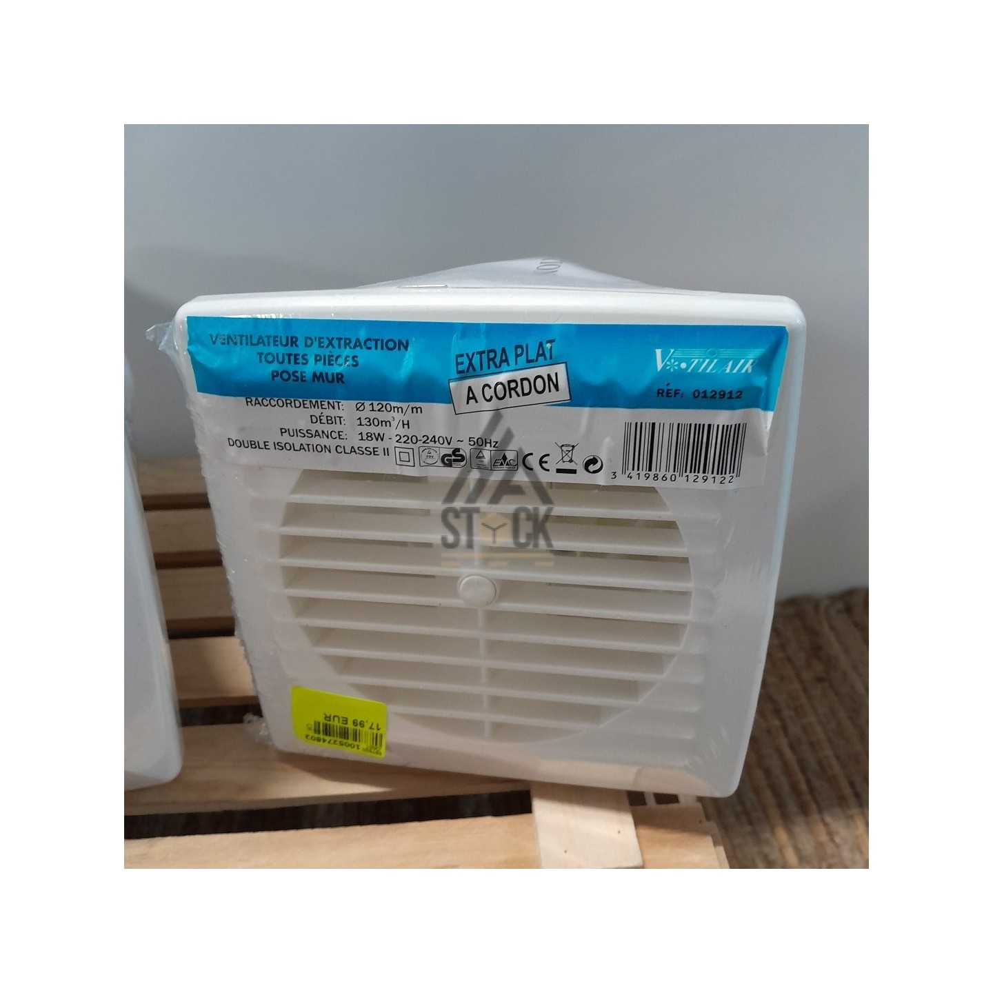 Ventilateur d'extraction - 20 pièces