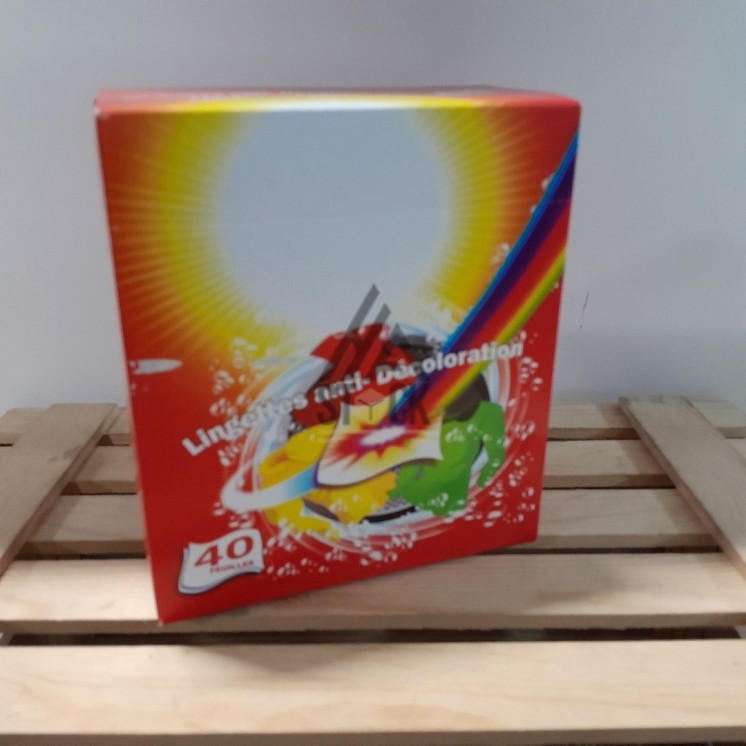 Lingette anti décoloration - 40 pièces