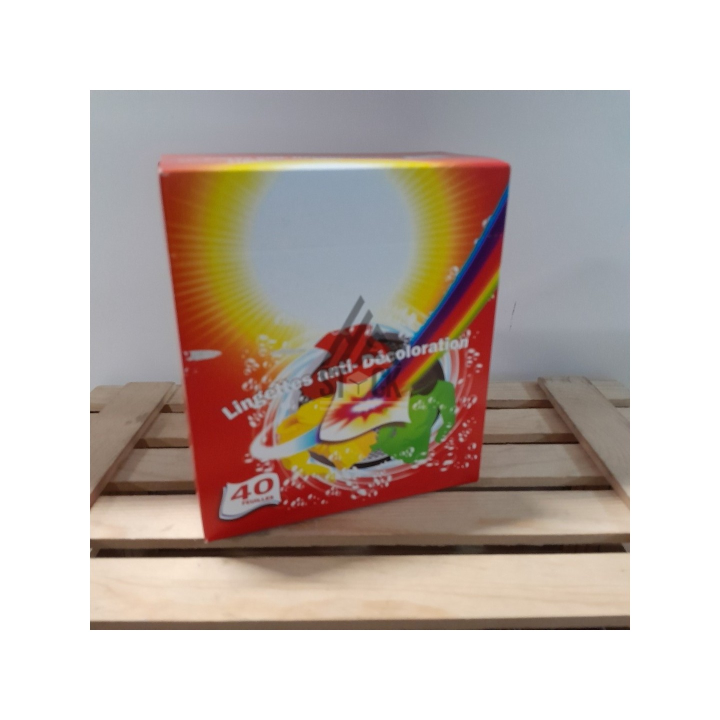 Lingette anti décoloration - 40 pièces