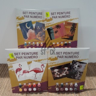 Peinture par numéro - 55 pièces