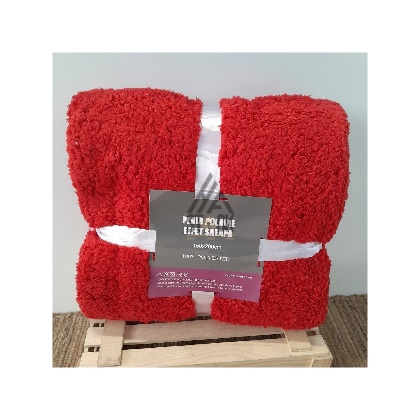 Plaid polaire effet SHERPA - 10 pièces