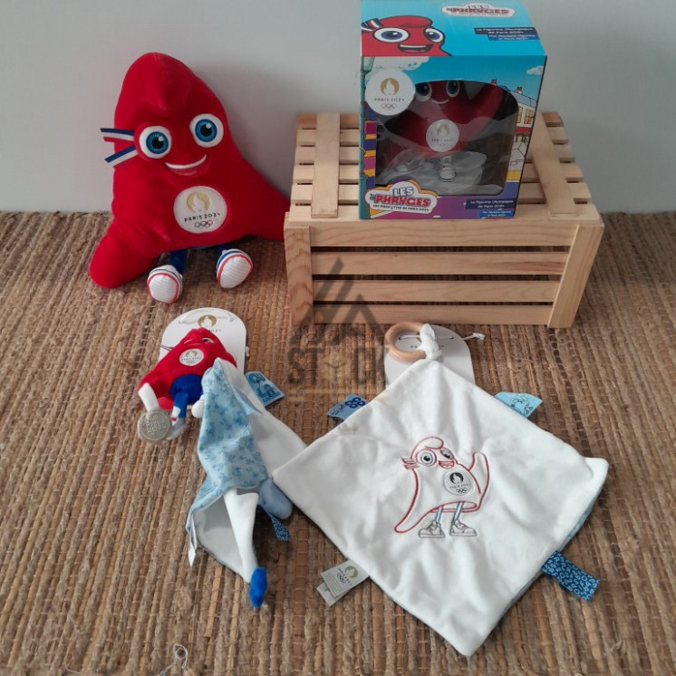 Peluche mascotte PARIS 2024 - 48 pièces