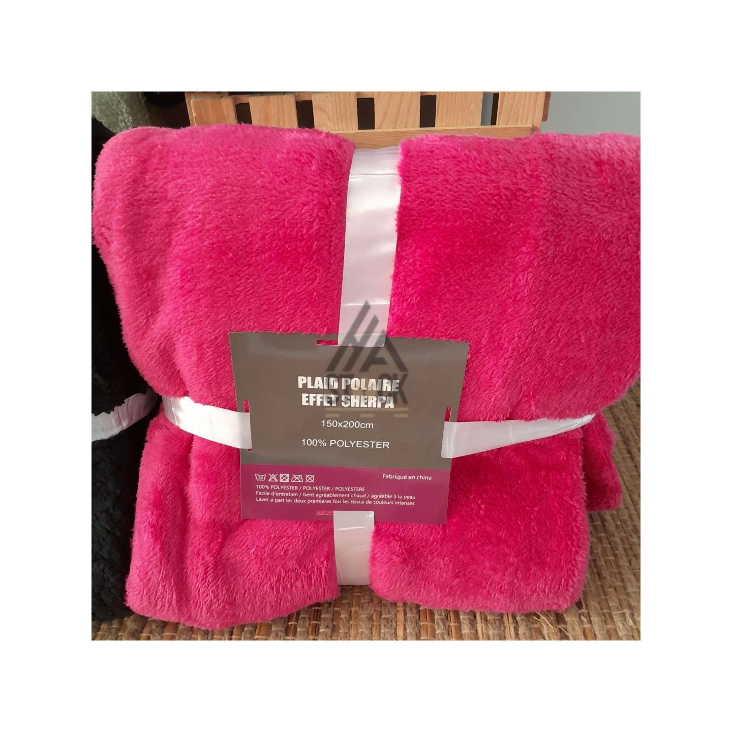 Plaid polaire effet SHERPA - 10 pièces