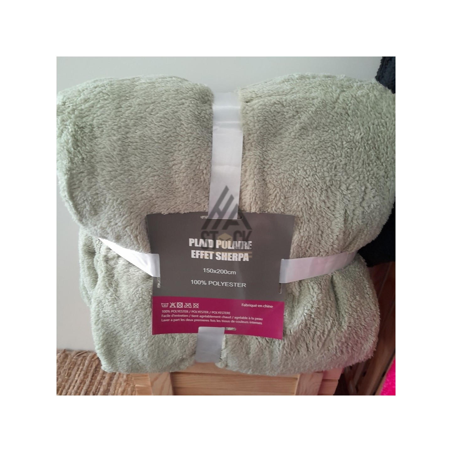 Plaid polaire effet SHERPA - 10 pièces