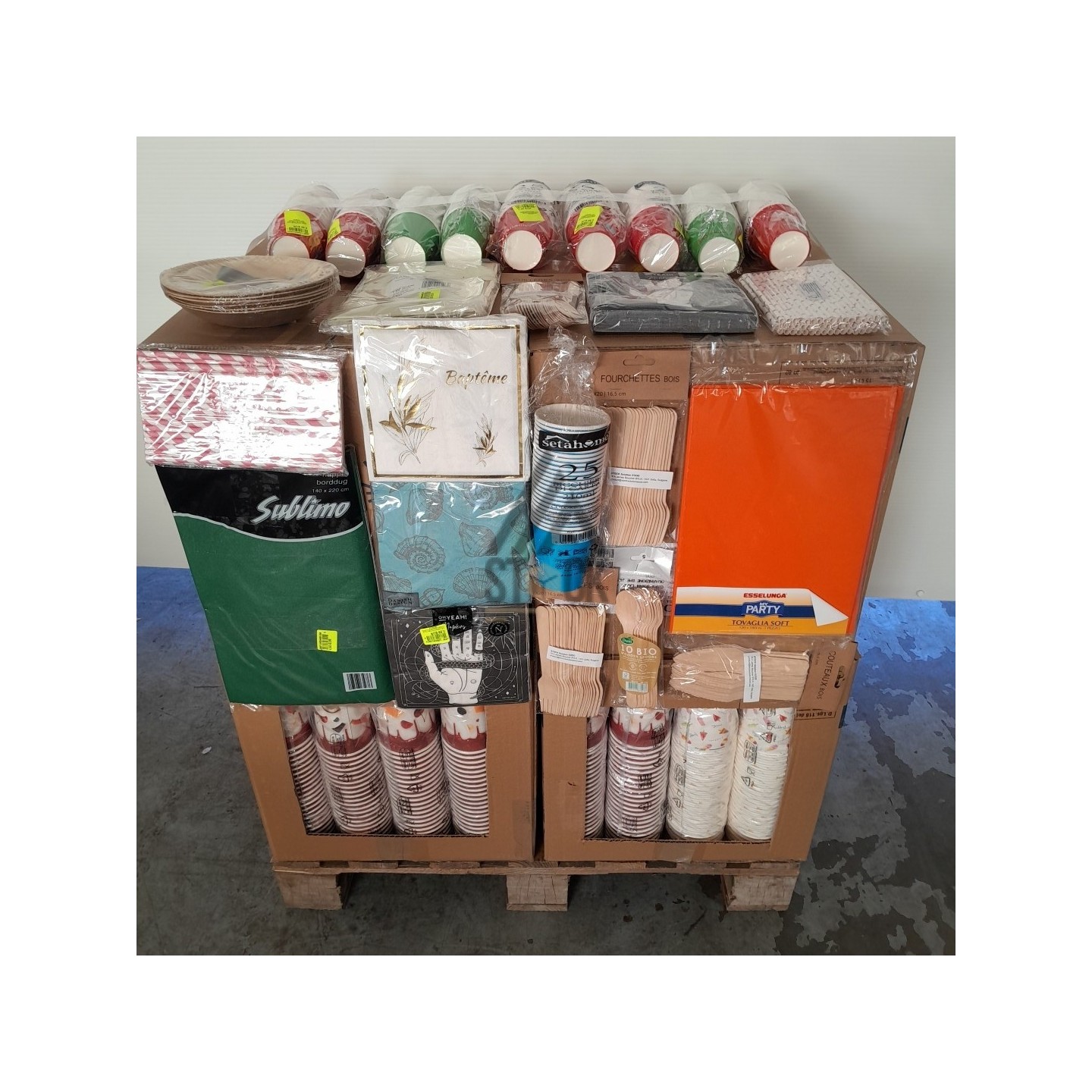 VAISSELLE JETABLE - 300 pièces