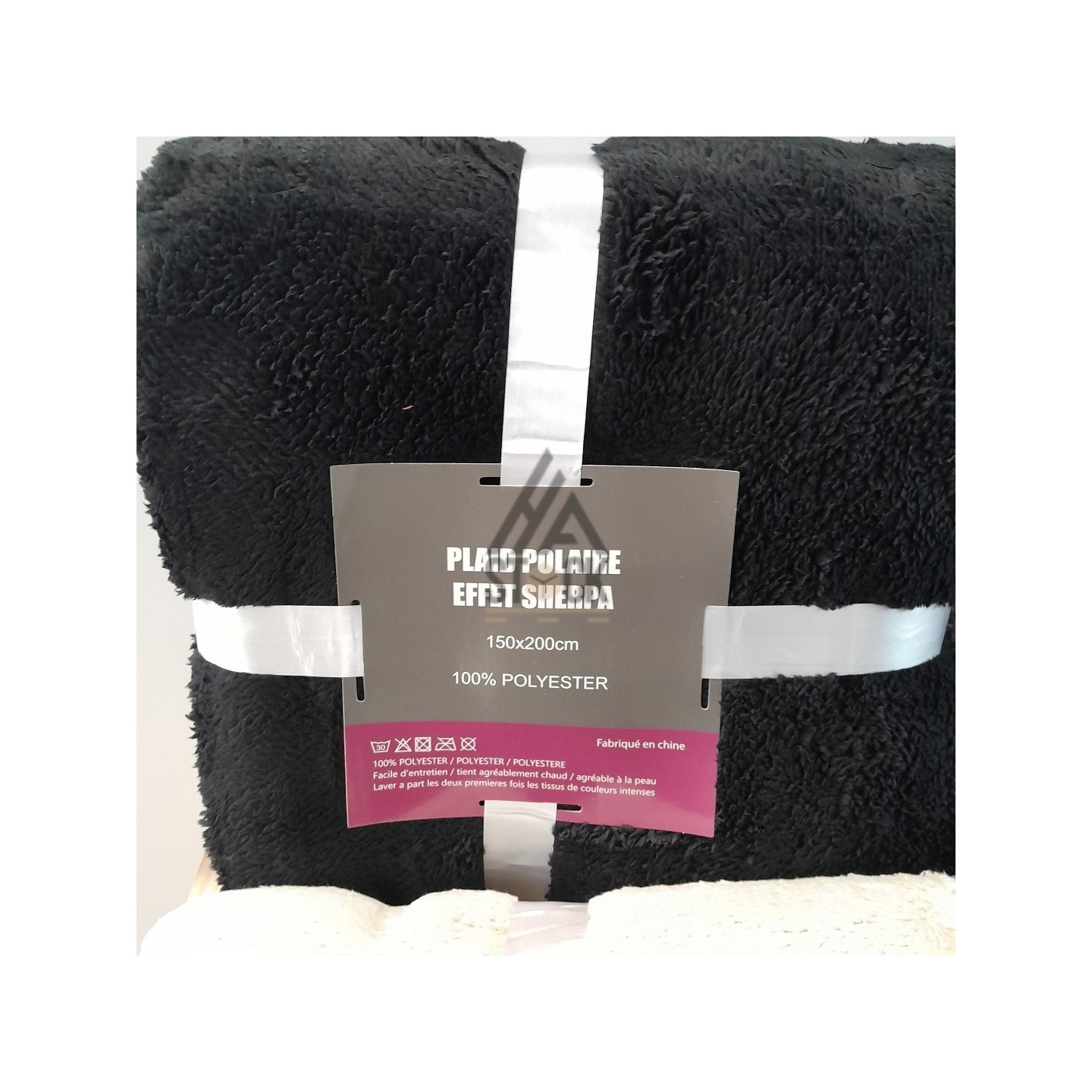 Plaid polaire effet SHERPA - 10 pièces