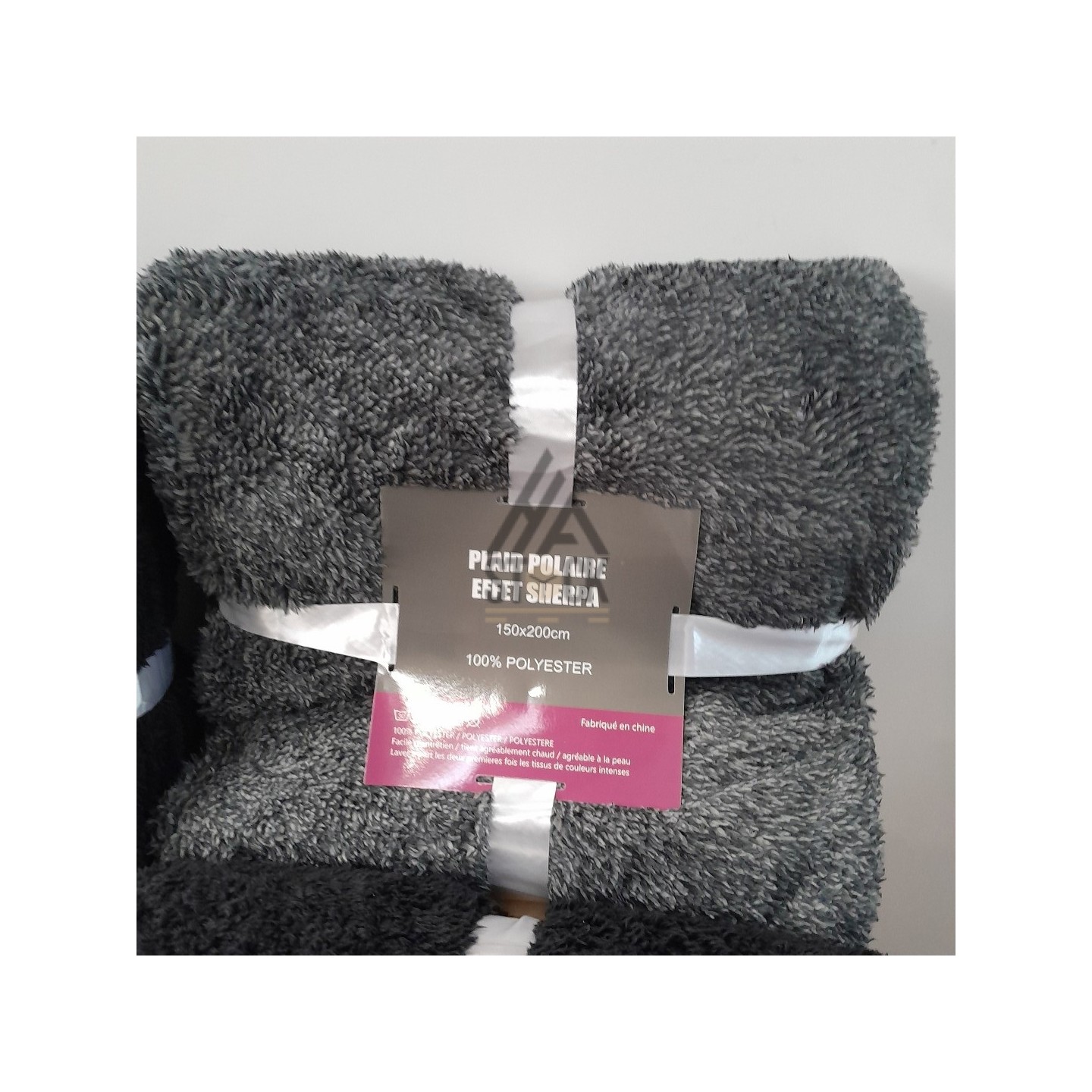 Plaid polaire effet SHERPA - 10 pièces