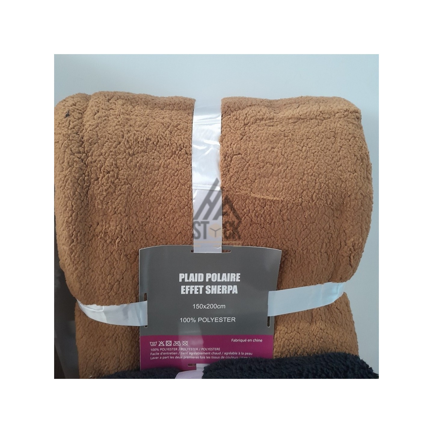 Plaid polaire effet SHERPA - 10 pièces