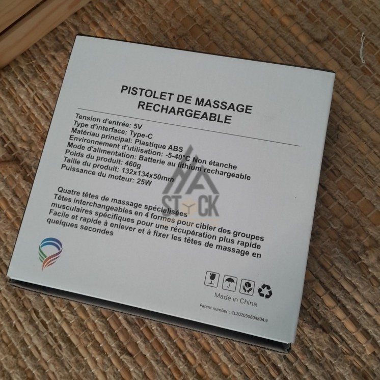 Pistolet de massage - 15 pièces