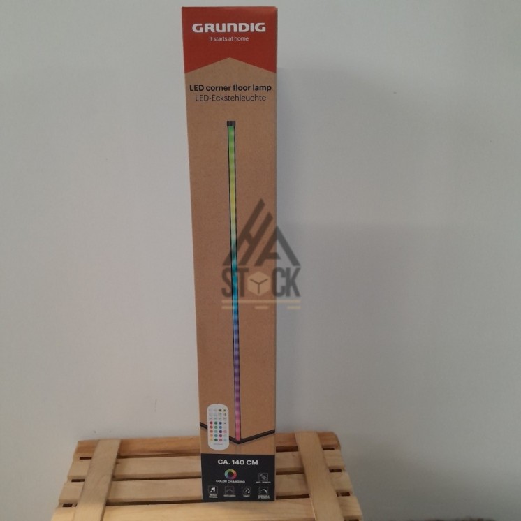 Lampadaire d'angle à LED - GRUNDIG - 4 pièces