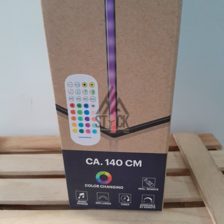 Lampadaire d'angle à LED - GRUNDIG - 4 pièces