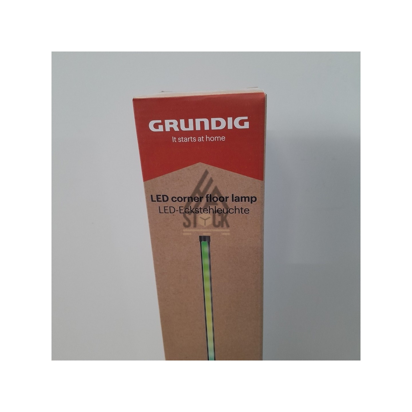 Lampadaire d'angle à LED - GRUNDIG - 4 pièces