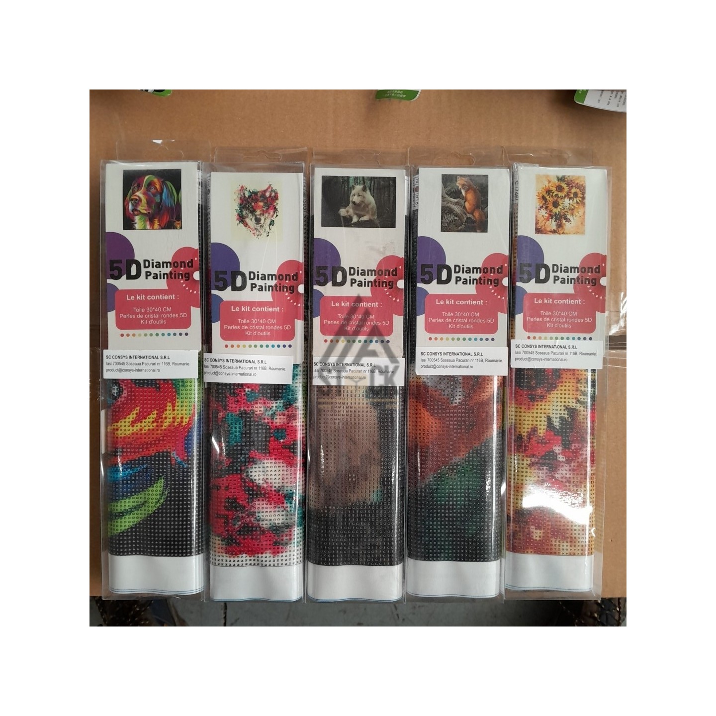 Diamond painting - 65 pièces