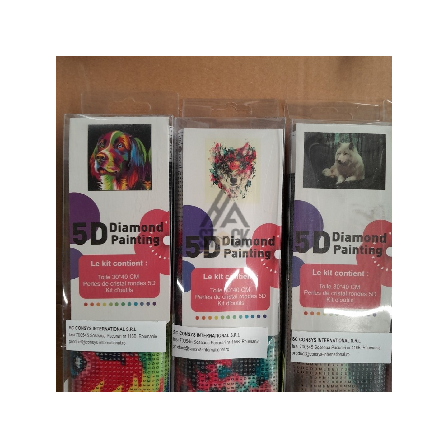 Diamond painting - 65 pièces