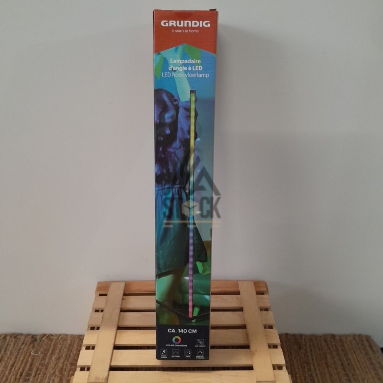 Lampadaire d'angle à LED - GRUNDIG - 4 pièces