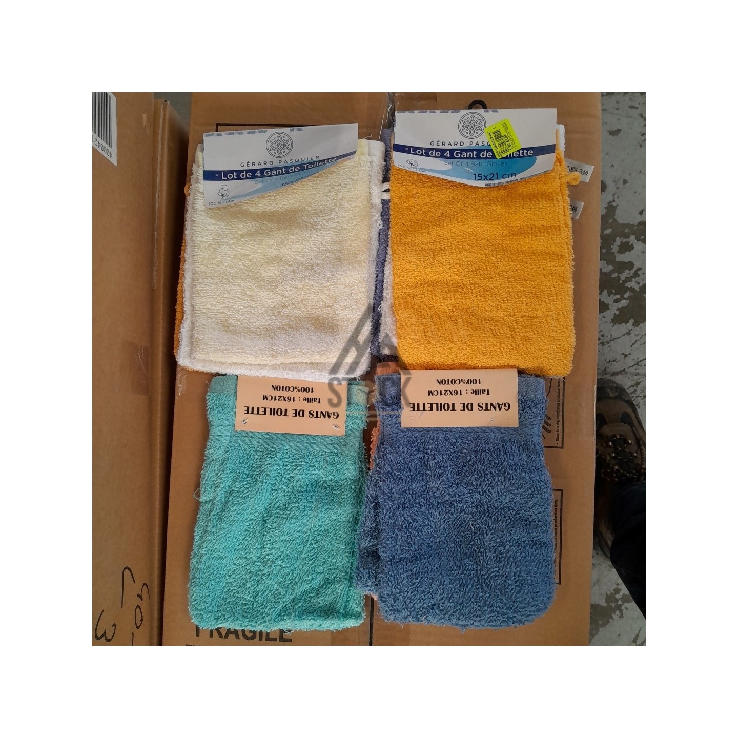 Gant de toilette - 150 pièces