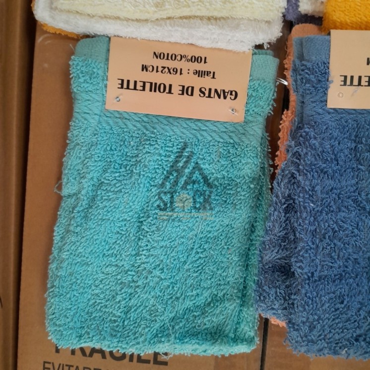 Gant de toilette - 150 pièces