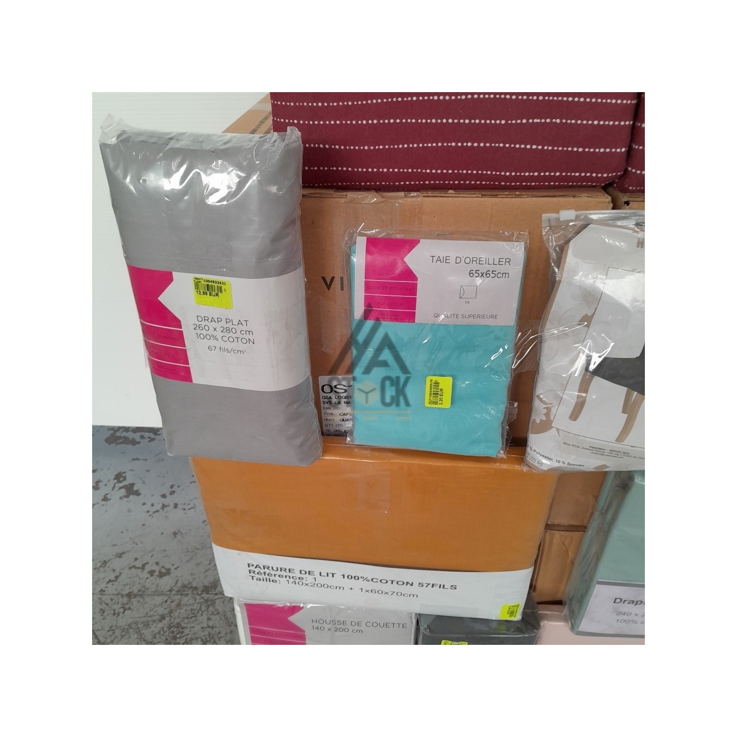 LINGE DE MAISON - 90 pièces