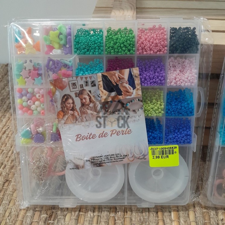 Boite de perles - 23 pièces