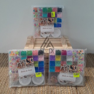 Boite de perles - 23 pièces